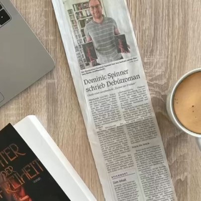 Presseschau: „Der Oberkircher Dominic Spinner veröffentlicht seinen Debütroman“